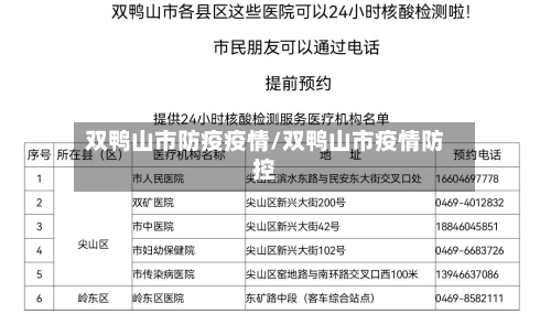 双鸭山市防疫疫情/双鸭山市疫情防控-第2张图片