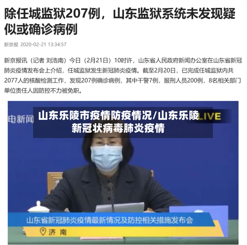 山东乐陵市疫情防疫情况/山东乐陵新冠状病毒肺炎疫情-第2张图片