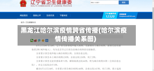 黑龙江哈尔滨疫情跨省传播(哈尔滨疫情传播关系图)-第2张图片