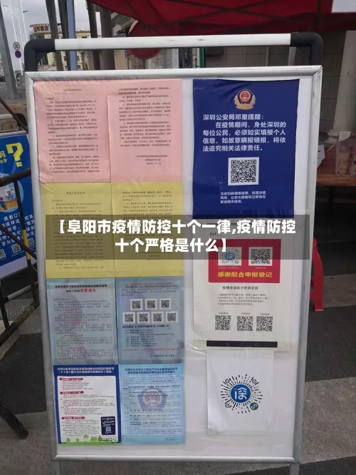 【阜阳市疫情防控十个一律,疫情防控十个严格是什么】-第2张图片