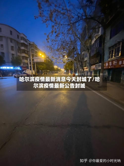 哈尔滨疫情最新消息今天封城了/哈尔滨疫情最新公告封城-第3张图片