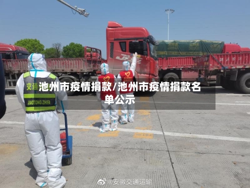 池州市疫情捐款/池州市疫情捐款名单公示-第2张图片