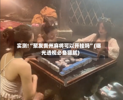 实测!“聚友贵州麻将可以开挂吗	”(曝光透视必备猫腻)-第1张图片
