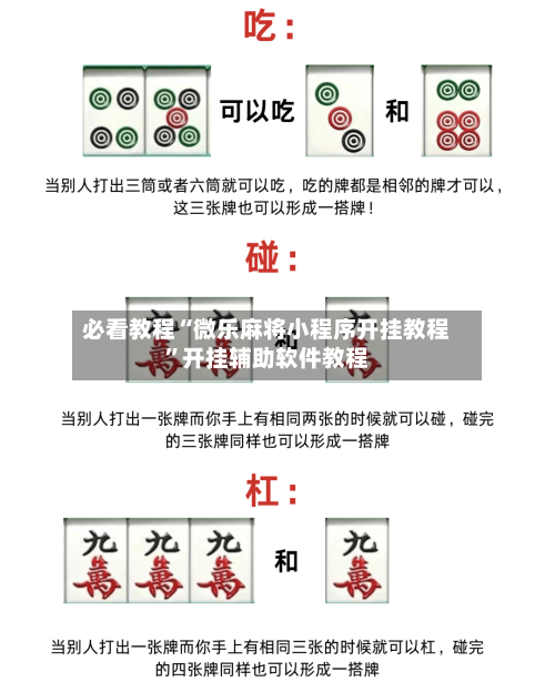 必看教程“微乐麻将小程序开挂教程”开挂辅助软件教程-第1张图片