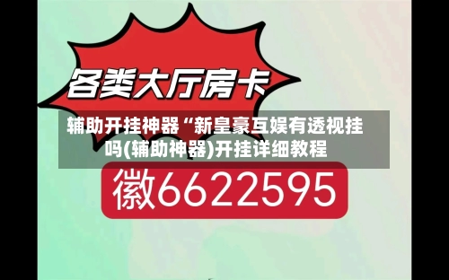辅助开挂神器“新皇豪互娱有透视挂吗(辅助神器)开挂详细教程-第1张图片