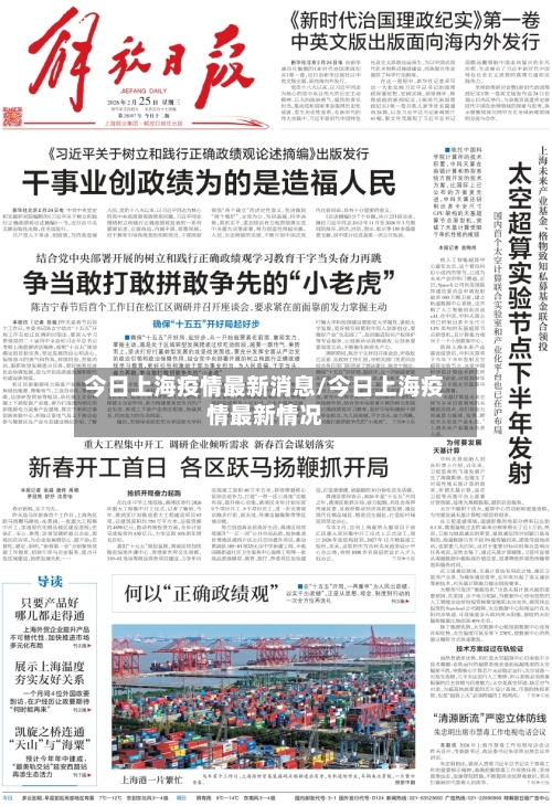 今日上海疫情最新消息/今日上海疫情最新情况-第3张图片