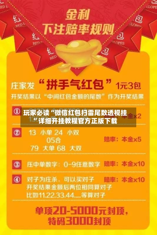 玩家必读“微信红包扫雷尾数透视挂”详细开挂教程官方正版下载-第2张图片