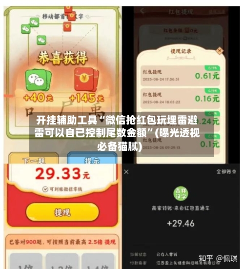 开挂辅助工具“微信抢红包玩埋雷避雷可以自已控制尾数金额”(曝光透视必备猫腻)-第1张图片