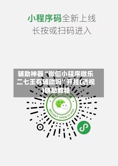 辅助神器“微信小程序微乐二七王有辅助吗	”开挂(透视)辅助教程-第1张图片