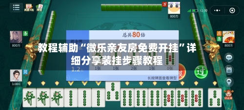 教程辅助“微乐亲友房免费开挂”详细分享装挂步骤教程-第2张图片