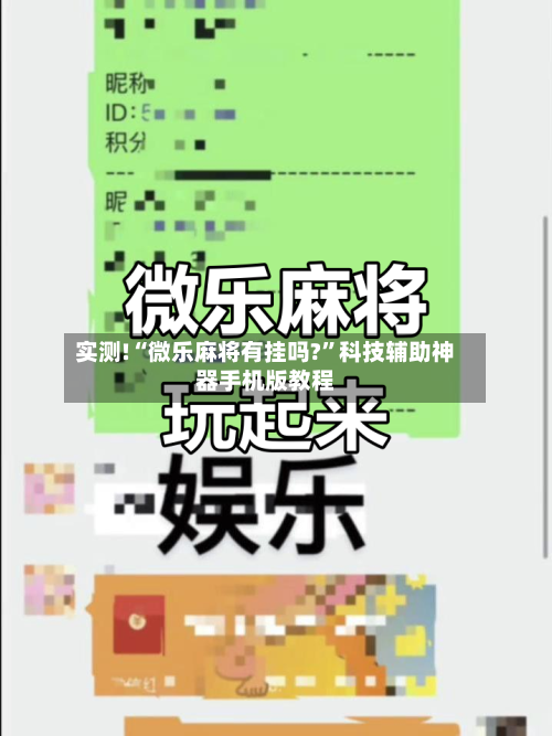 实测!“微乐麻将有挂吗?	”科技辅助神器手机版教程-第3张图片