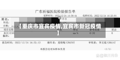 【重庆市宜宾疫情,宜宾市新冠疫情】-第2张图片