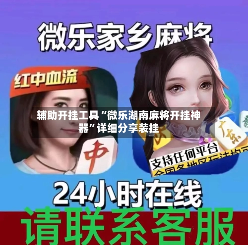 辅助开挂工具“微乐湖南麻将开挂神器”详细分享装挂-第3张图片