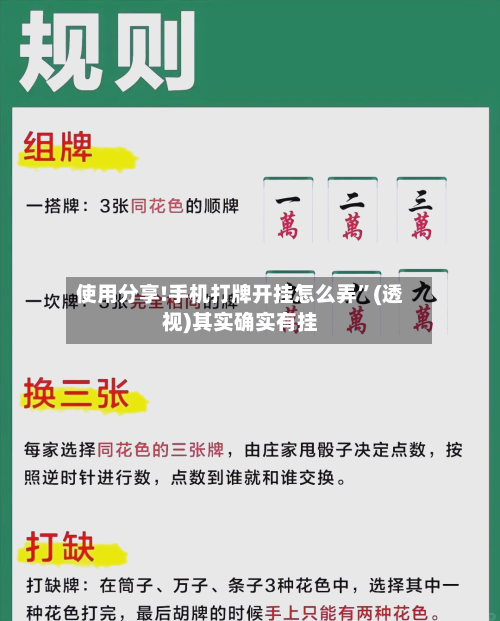 使用分享!手机打牌开挂怎么弄	”(透视)其实确实有挂-第2张图片