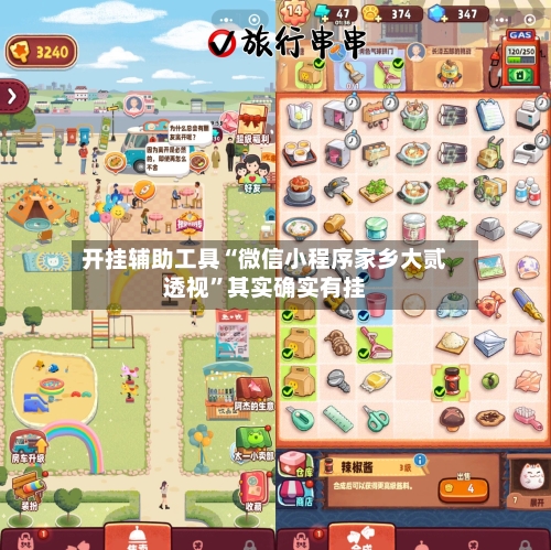 开挂辅助工具“微信小程序家乡大贰透视”其实确实有挂-第1张图片