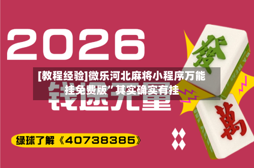 [教程经验]微乐河北麻将小程序万能挂免费版”其实确实有挂-第2张图片