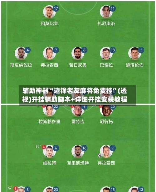 辅助神器“边锋老友麻将免费挂”(透视)开挂辅助脚本+详细开挂安装教程-第1张图片