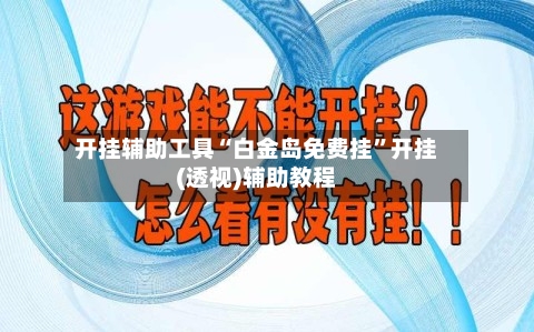 开挂辅助工具“白金岛免费挂”开挂(透视)辅助教程-第1张图片