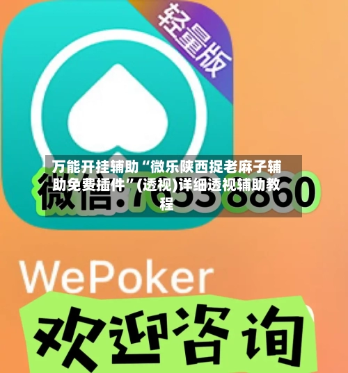 万能开挂辅助“微乐陕西捉老麻子辅助免费插件”(透视)详细透视辅助教程-第1张图片