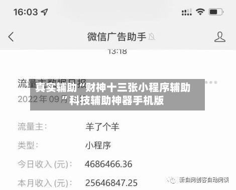 真实辅助“财神十三张小程序辅助”科技辅助神器手机版-第1张图片