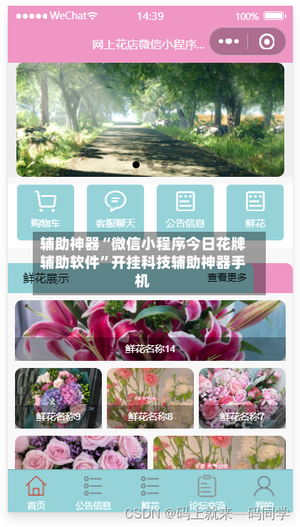 辅助神器“微信小程序今日花牌辅助软件	”开挂科技辅助神器手机-第1张图片