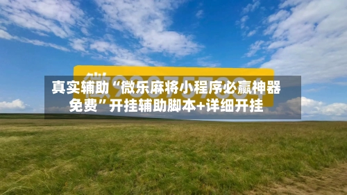 真实辅助“微乐麻将小程序必赢神器免费”开挂辅助脚本+详细开挂-第1张图片