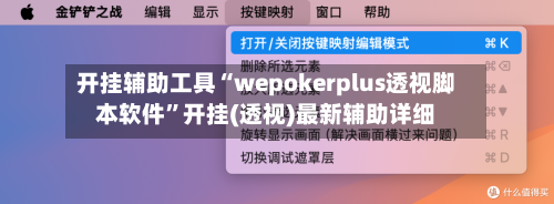 开挂辅助工具“wepokerplus透视脚本软件”开挂(透视)最新辅助详细-第3张图片