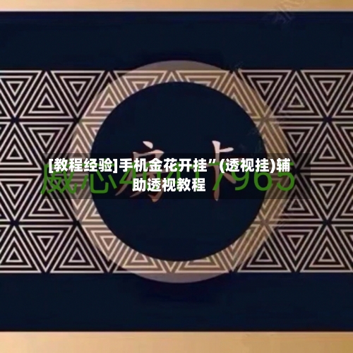 [教程经验]手机金花开挂	”(透视挂)辅助透视教程-第1张图片