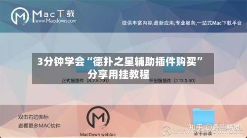 3分钟学会“德扑之星辅助插件购买”分享用挂教程-第1张图片