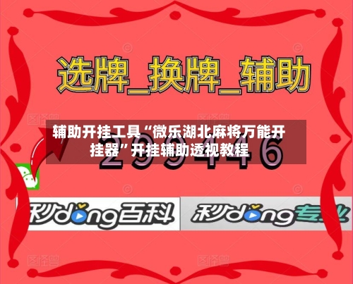 辅助开挂工具“微乐湖北麻将万能开挂器	”开挂辅助透视教程-第2张图片