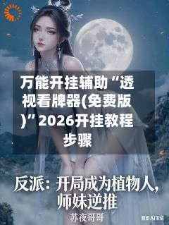 万能开挂辅助“透视看牌器(免费版)”2026开挂教程步骤-第3张图片