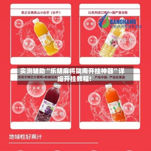 实测辅助“乐胡麻将陇南开挂神器”详细开挂教程!-第1张图片