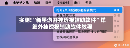 实测!“新星游开挂透视辅助软件	”详细外挂透视辅助软件教程-第2张图片