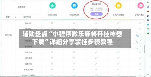 辅助盘点“小程序微乐麻将开挂神器下载”详细分享装挂步骤教程-第3张图片