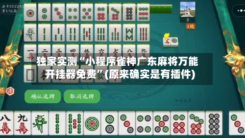 独家实测“小程序雀神广东麻将万能开挂器免费”(原来确实是有插件)-第2张图片