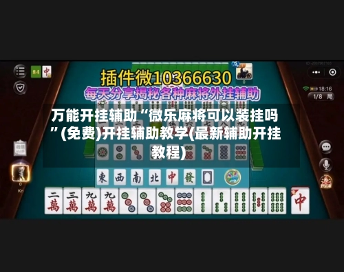 万能开挂辅助“微乐麻将可以装挂吗”(免费)开挂辅助教学(最新辅助开挂教程)-第2张图片