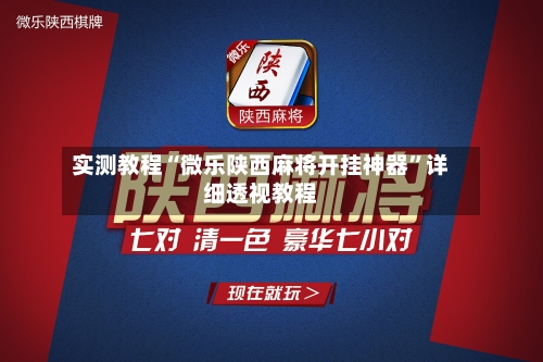 实测教程“微乐陕西麻将开挂神器”详细透视教程-第2张图片