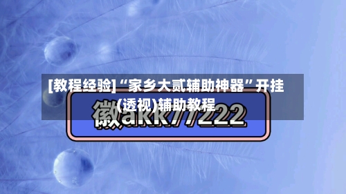 [教程经验]“家乡大贰辅助神器	”开挂(透视)辅助教程-第2张图片