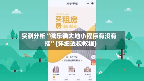 实测分析“微乐锄大地小程序有没有挂	”(详细透视教程)-第3张图片
