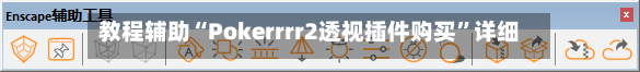 教程辅助“Pokerrrr2透视插件购买	”详细分享装挂步骤教程-第1张图片