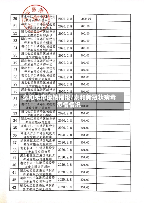 泰和禾市疫情播报/泰和新冠状病毒疫情情况-第2张图片