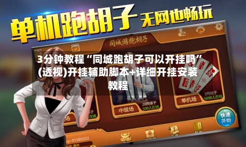 3分钟教程“同城跑胡子可以开挂吗	”(透视)开挂辅助脚本+详细开挂安装教程-第1张图片