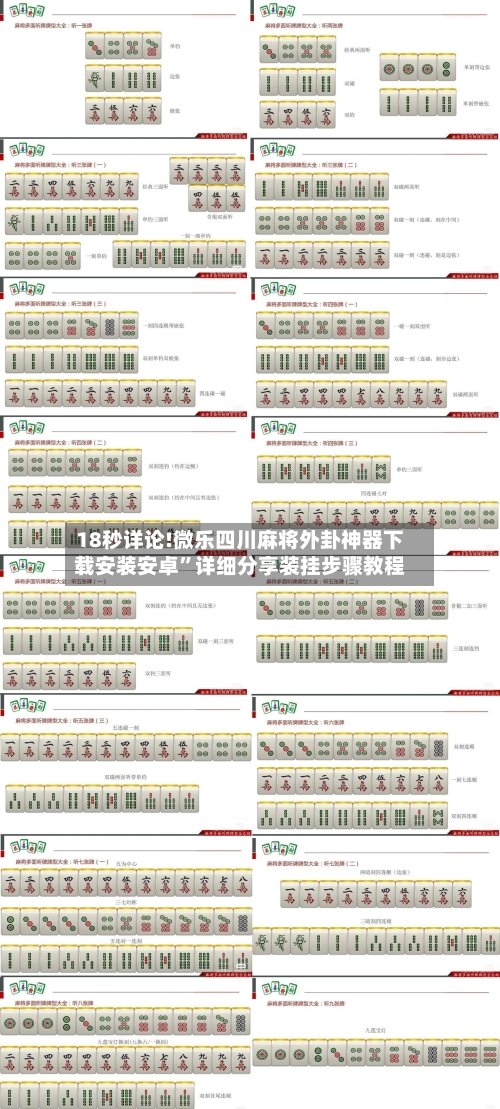 18秒详论!微乐四川麻将外卦神器下载安装安卓	”详细分享装挂步骤教程-第2张图片
