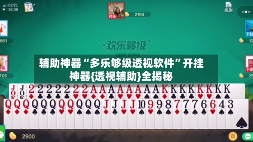 辅助神器“多乐够级透视软件	”开挂神器{透视辅助}全揭秘-第1张图片