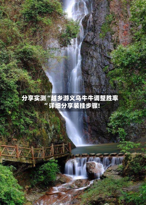 分享实测“越乡游义乌牛牛调整胜率”详细分享装挂步骤!-第1张图片