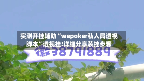实测开挂辅助“wepoker私人局透视脚本	”透视挂!详细分享装挂步骤-第1张图片