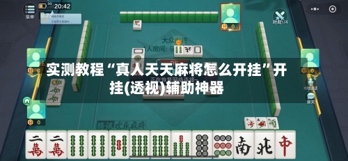 实测教程“真人天天麻将怎么开挂”开挂(透视)辅助神器-第2张图片