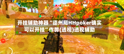 开挂辅助神器“德州局HHpoker确实可以开挂”作弊(透视)透视辅助-第1张图片