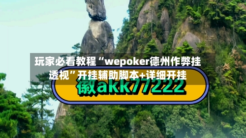 玩家必看教程“wepoker德州作弊挂透视”开挂辅助脚本+详细开挂-第2张图片