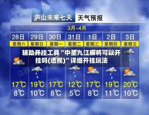 辅助开挂工具“中至九江麻将可以开挂吗(透视)	”详细开挂玩法-第2张图片